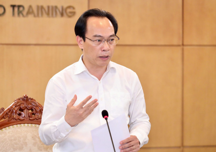 Bộ trưởng Bộ GD&ĐT Hoàng Minh Sơn. (Ảnh: MOET)