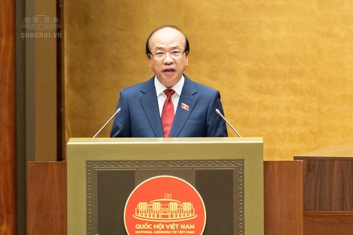 Chủ nhiệm Ủy ban Pháp luật và Tư pháp Phan Chí Hiếu. (Ảnh: Media Quốc hội)