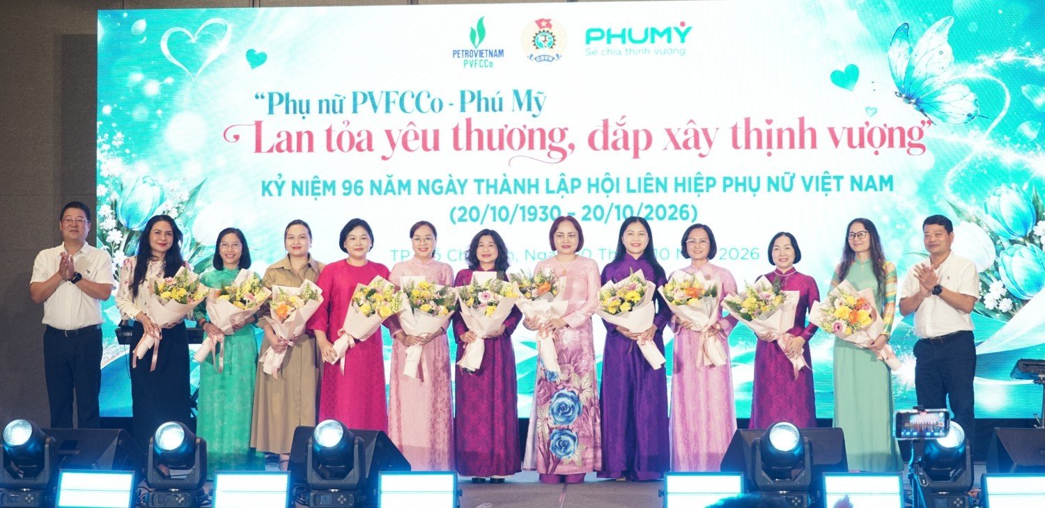 PVFCCo - Phú Mỹ tôn vinh những đóng góp của đội ngũ nữ cán bộ, người lao động