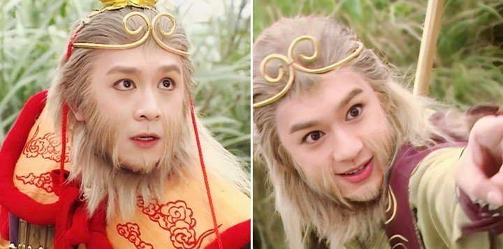 Tạo hình của Trần Hạo Dân khi đóng Tôn Ngộ Không.