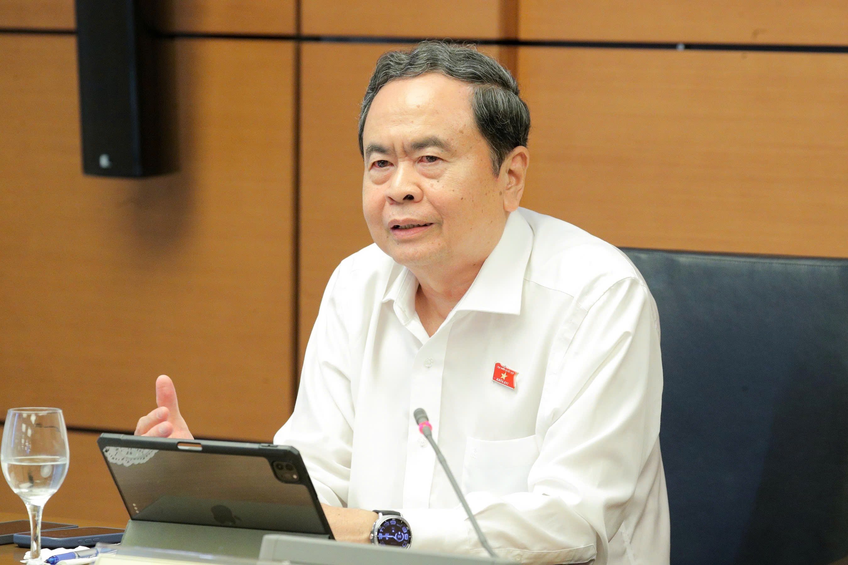 Chủ tịch Quốc hội Trần Thanh Mẫn. (Ảnh: Media Quốc hội)