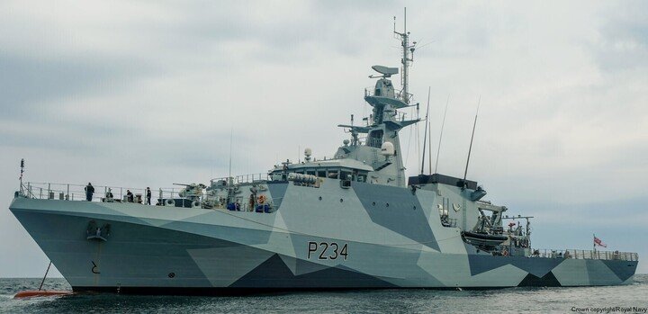 Tàu tuần tra Anh HMS Spey. (Ảnh: SeaForces)