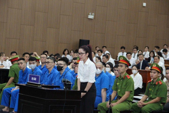 Bị cáo Nguyễn Thanh Tâm, bạn gái Mr Pips.