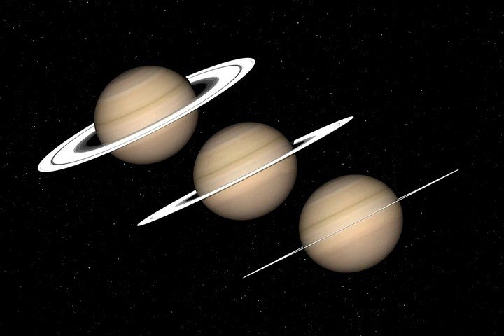 Cấu tạo chủ yếu của sao Thổ gồm khí hydro và heli. (Ảnh: NASA/JPL)