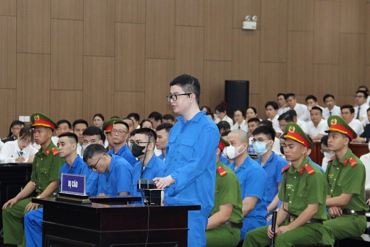 Bị cáo Phó Đức Nam tại tòa.