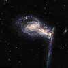 Ngoạn mục hình ảnh 3 thiên hà giằng co, xâu xé nhau