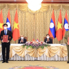 Việt Nam- Lào ký kết 14 văn kiện hợp tác