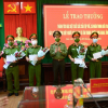 Khen thưởng tập thể, cá nhân phá vụ án nghịch tử giết bố mẹ, em gái ở Bắc Giang
