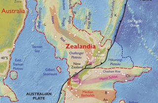 Lục địa ngầm dưới Thái Bình Dương nối Australia và Nam Cực