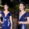 Hoa hậu 3 con Hà Kiều Anh vẫn táo bạo mặc xẻ sâu khoe dáng gợi cảm