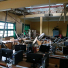 Sập sàn phòng học Trường Đống Đa, 10 học sinh bị thương