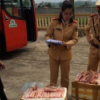 200kg chân gà hôi thối đang vận chuyển về Hà Nội tiêu thụ bị thu giữ