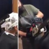 Video: Sởn da gà với người đàn ông dùng máy cưa để cạo tóc