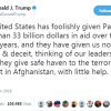 Mỹ dọa cắt viện trợ cho Pakistan trong tweet đầu tiên năm 2018