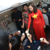 Hậu trường cực hot của U23 Việt Nam trên máy bay về nước