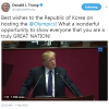 Trump gọi Hàn Quốc là quốc gia tuyệt vời