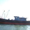 Tàu vỏ sắt có chữ Trung Quốc không người trôi trên biển Thừa Thiên- Huế