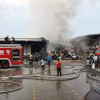 Cháy lớn tại khu công nghiệp ở Quảng Ninh: Xe PCCC từ Trung Quốc sang hỗ trợ