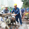 Chưa chốt giá thuê máy bơm chống ngập đường Nguyễn Hữu Cảnh