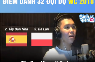 Nhạc chế điểm danh 32 đội bóng tham dự World Cup 2018 gây sốt