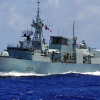 Tàu chiến Canada đi qua eo biển Đài Loan