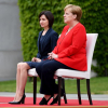 Thủ tướng Đức lần thứ hai ngồi ghế trong sự kiện ngoại giao