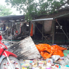 Chợ ở Hà Tĩnh bốc cháy trong đêm