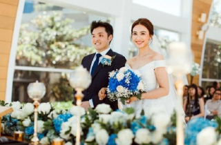 Á hậu Hong Kong hạnh phúc trong ngày cưới với bạn trai thời thơ ấu