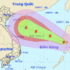 Bão số 10 giật cấp 11 thẳng tiến vào nước ta