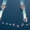 Tung loạt tàu sân bay diễn tập, Mỹ phát thông điệp dằn mặt Nga, Trung