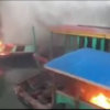 Đốt thuyền bán rong ở Hạ Long: Tài sản của dân sao lại đốt?