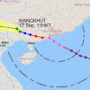 Bão Mangkhut suy yếu thành áp thấp nhiệt đới