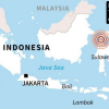 Sóng thần tràn vào thành phố Indonesia sau trận động đất 7,5 độ
