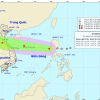 Áp thấp nhiệt đới đang di chuyển nhanh vào Đà Nẵng và các tỉnh miền Trung