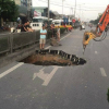 Quảng Ninh: Hố tử thần tiếp tục xuất hiện trên quốc lộ 18