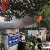 Đang cháy lớn tại phân xưởng đan ghế xuất khẩu ở Thừa Thiên - Huế