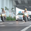 Cảnh sát giao thông trắng đêm dẫn đoàn APEC