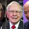 Bill Gates, Jeff Bezos và Warren Buffett giàu hơn 160 triệu người Mỹ