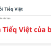 Bộ chuyển đổi tiếng Việt thành \
