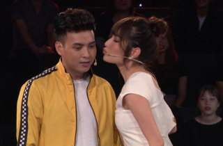 Diễm My 9x là người đẹp khiến Hồ Quang Hiếu xúc động khi hôn