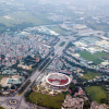 Ảnh: Toàn cảnh đường đua F1 tương lai tại Hà Nội từ trên cao