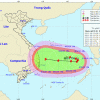 Áp thấp nhiệt đới giữa Biển Đông đã mạnh lên thành bão số 6