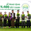SeABank trao tặng 74.400 cây xanh hồi sinh núi Hồng Lĩnh, Hà Tĩnh