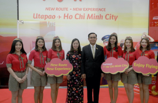 Thủ tướng Thái Lan chúc mừng Vietjet tại lễ ra mắt đường bay mới