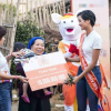 Hoa hậu H’Hen Niê trao tặng trường mầm non ở Lạng Sơn