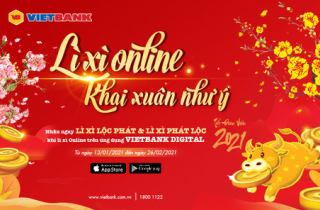 Tết online cùng mobile banking Vietbank Digital vượt qua Covid 19