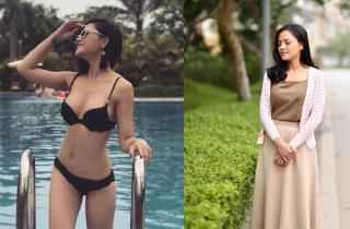 Huệ ngoài đời sexy khác hẳn trên phim 