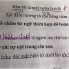 Giáo viên “đứng hình” vì bài tập điền từ vào chỗ trống của học sinh tiểu học