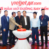 Vietjet đạt 2,2 triệu lượt khách sau 5 năm mở đường bay Thanh Hóa