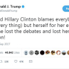 Trump tái khởi động cuộc chiến Twitter với Clinton